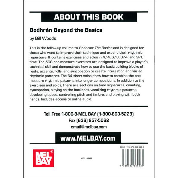 Mel Bay Bodhran – Beyond The Basics
