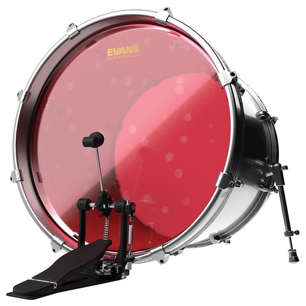 Evans 20" Hydraulic Red Bass Drum
