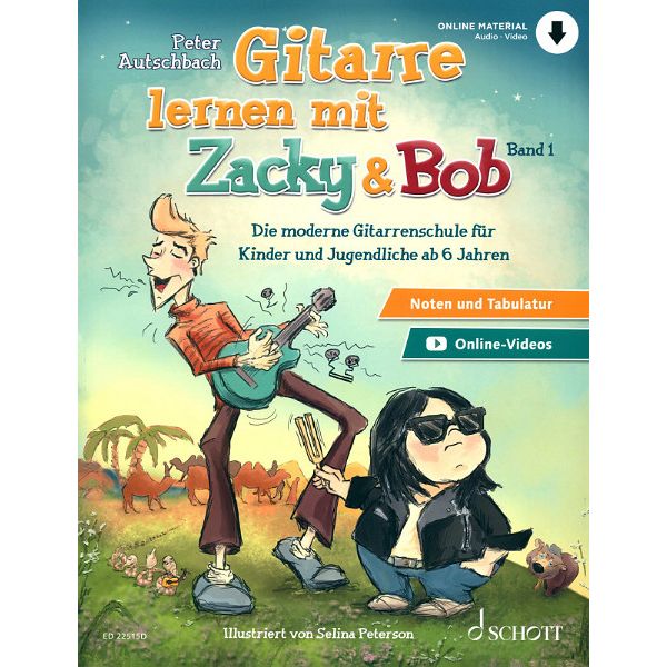 Schott Gitarre Lernen Zacky & Bob 1