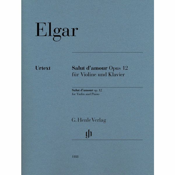 Henle Verlag Elgar Salut d'Amour Violin