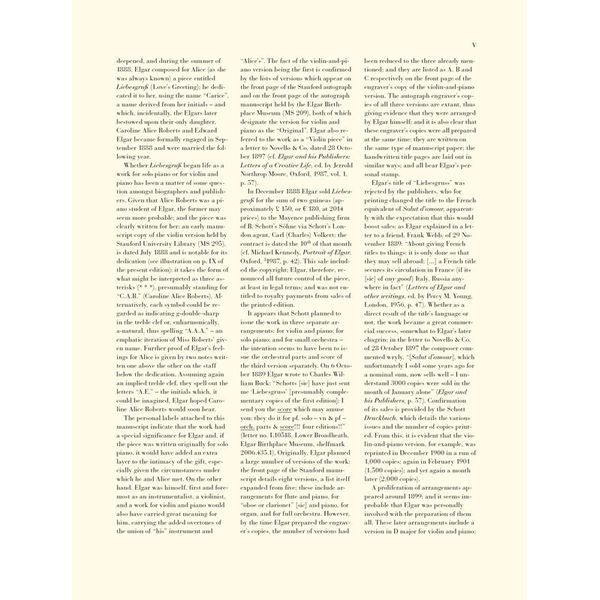 Henle Verlag Elgar Salut d'Amour Violin