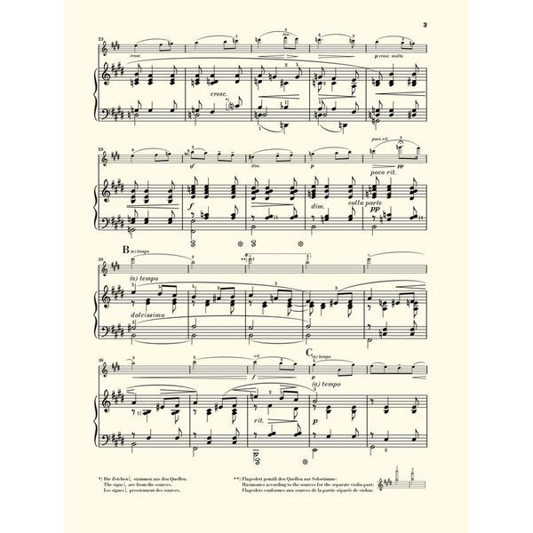 Henle Verlag Elgar Salut d'Amour Violin