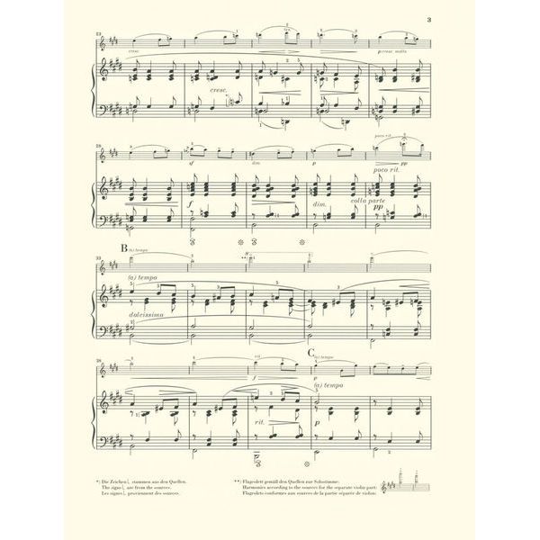 Henle Verlag Elgar Salut d'Amour Violin