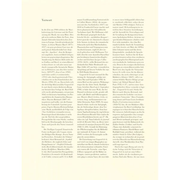 Henle Verlag Ravel Gaspard De La Nuit