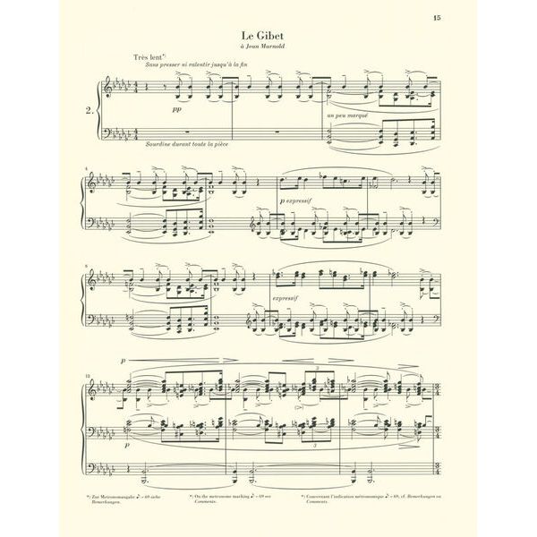 Henle Verlag Ravel Gaspard De La Nuit