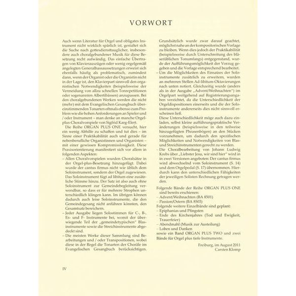 Bärenreiter Organ Plus Gottesdienst