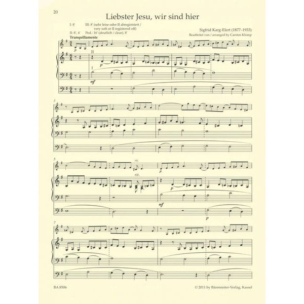 Bärenreiter Organ Plus Gottesdienst
