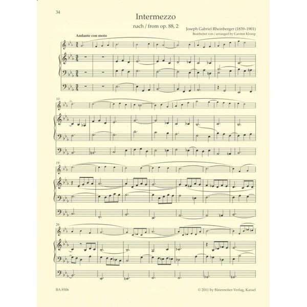Bärenreiter Organ Plus Gottesdienst
