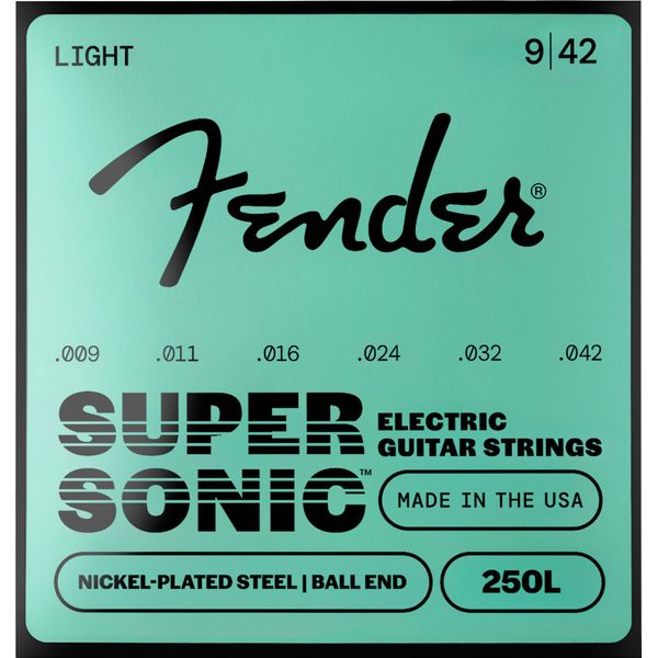 Fender 250L NPS Ball End 9-42 3 Pack