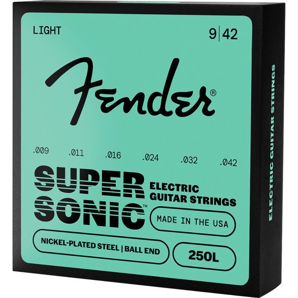 Fender 250L NPS Ball End 9-42 3 Pack
