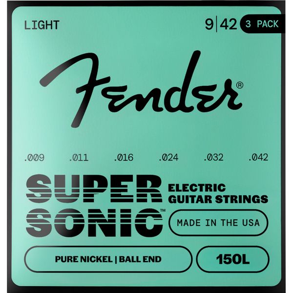 Fender 150L Nickel Ball 9-42 3 Pack