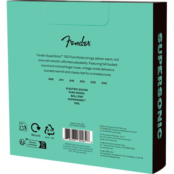 Fender 150L Nickel Ball 9-42 3 Pack