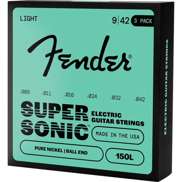 Fender 150L Nickel Ball 9-42 3 Pack