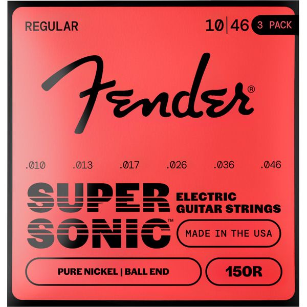 Fender 150R Nickel Ball 10-46 3 Pack