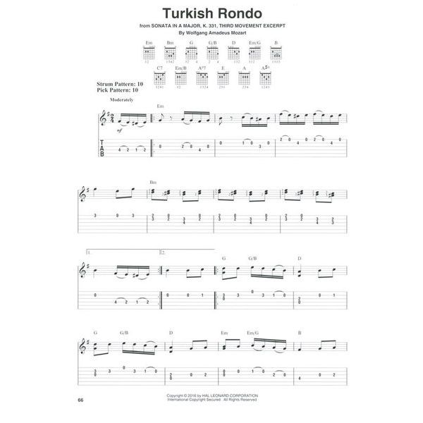 Hal Leonard Classical Melodies Easy Guitar