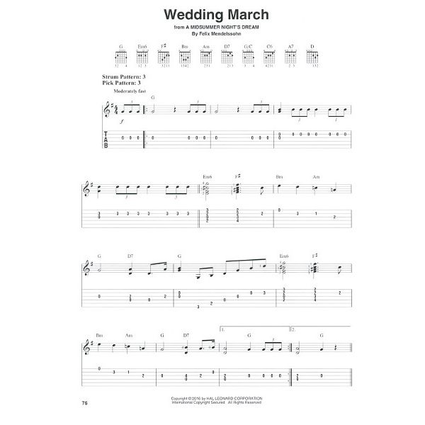 Hal Leonard Classical Melodies Easy Guitar