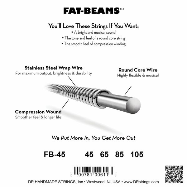 DR Strings Fat-Beams FB-45
