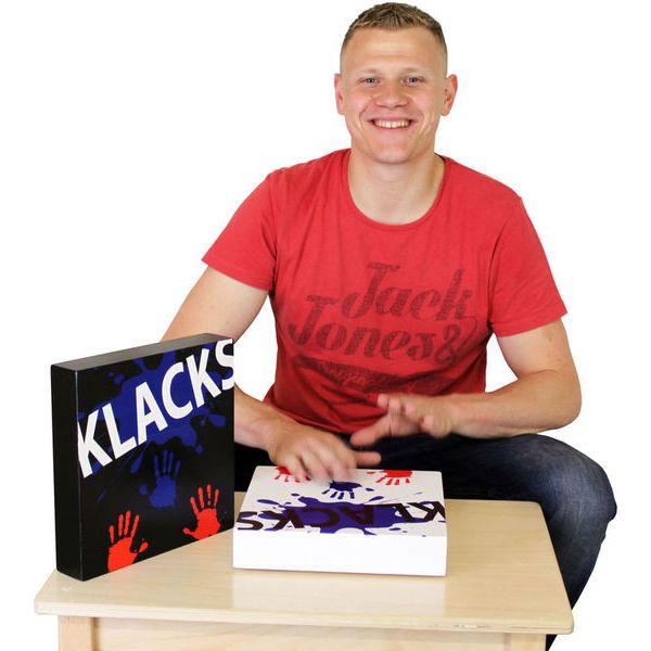 Baff Klacks Box Table Cajon White