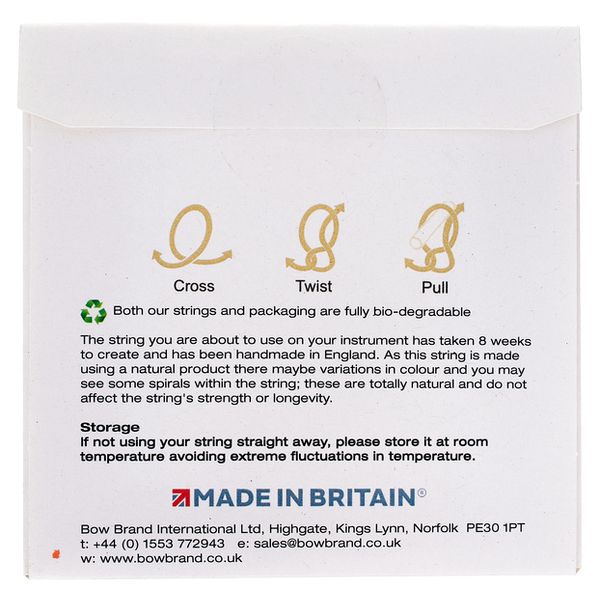 Bow Brand NG 3rd E Gut Harp String No.15