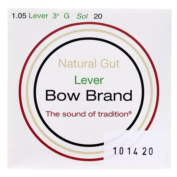 Bow Brand NG 3rd G Gut Harp String No.20