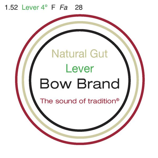 Bow Brand NG 4th F Gut Harp String No.28