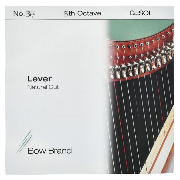 Bow Brand NG 5th G Gut Harp String No.34