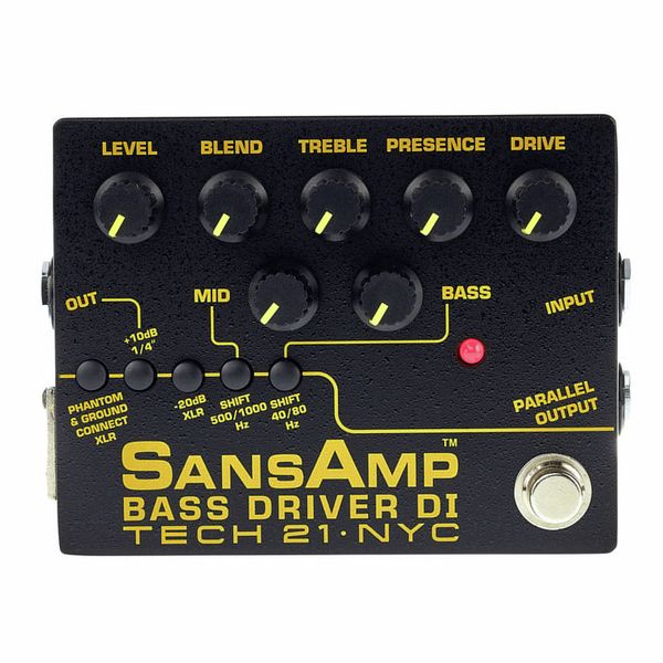 即出荷可TECH 21 SansAmp BASE DRIVER DI オーバードライブ