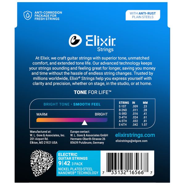 Elixir Nanoweb Super Light 3P