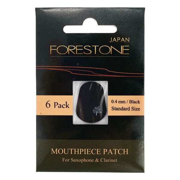 Forestone Mouthpiece Patch Black Stand.