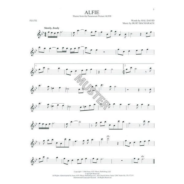 Hal Leonard 101 Movie Hits For Flute