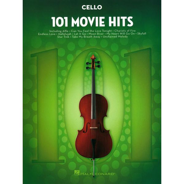 Hal Leonard 101 Movie Hits for Cello