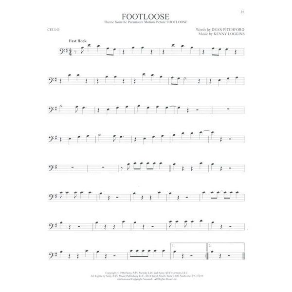 Hal Leonard 101 Movie Hits for Cello
