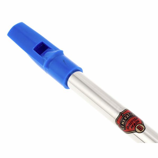 Generation Nickel Bb Tin Whistle With Red Mouthpiece 
