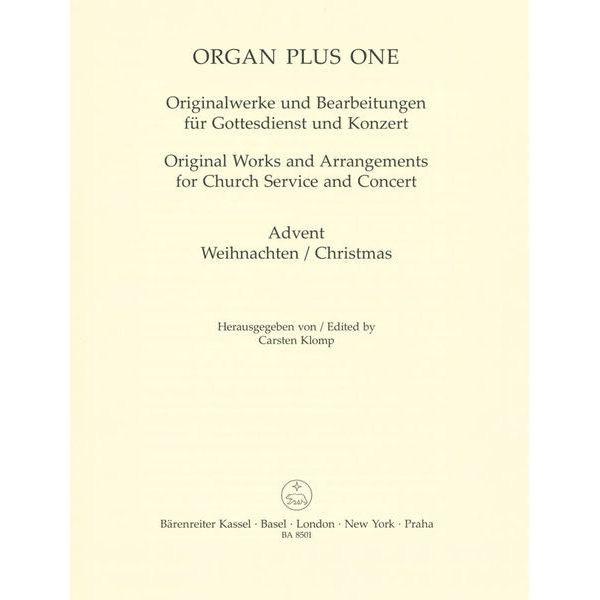 Bärenreiter Organ Plus One Christmas