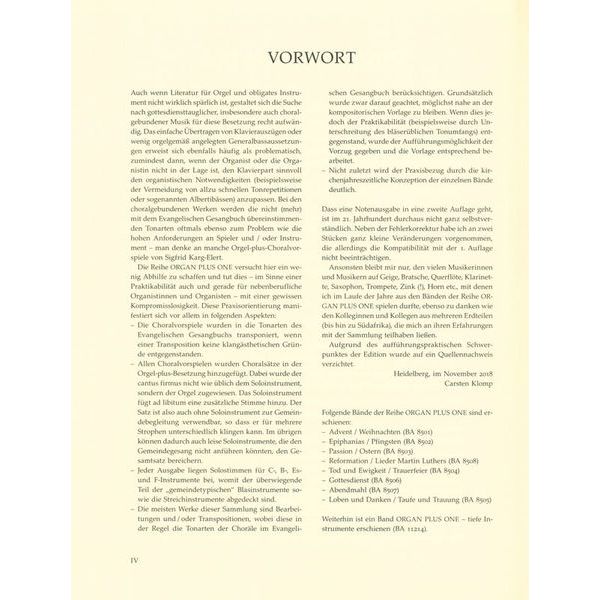 Bärenreiter Organ Plus One Christmas