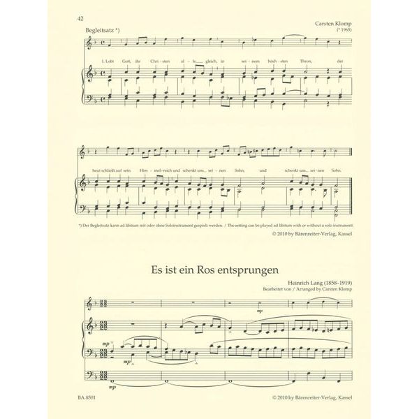 Bärenreiter Organ Plus One Christmas