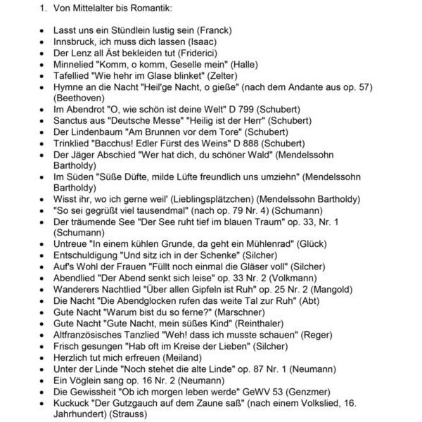 Edition Peters Reine Männersache