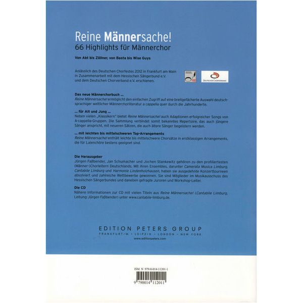 Edition Peters Reine Männersache