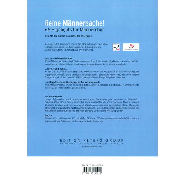 Edition Peters Reine Männersache
