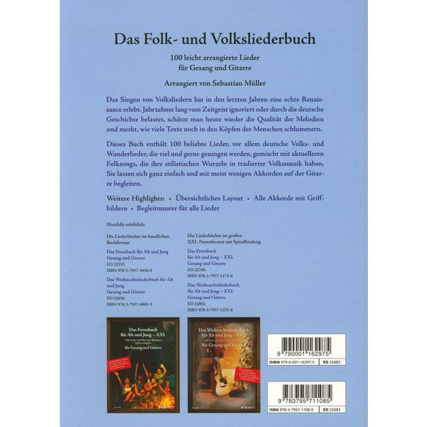 Schott Folk und Volk Gesang/Gitarre
