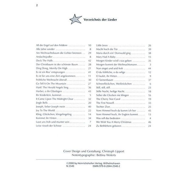 Heinrichshofen Verlag Keyboard Weihnachtsalbum