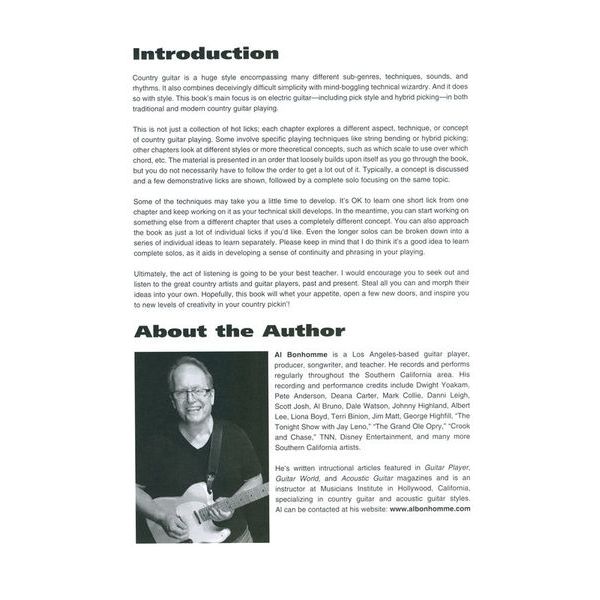 Hal Leonard Country Guitar