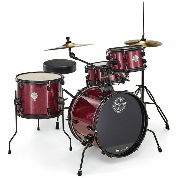 Ludwig Pocket Kit - Red Sparkle