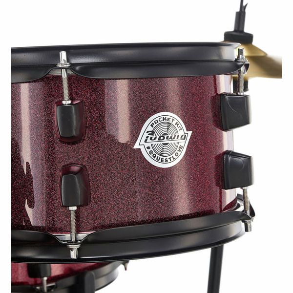 Ludwig Pocket Kit - Red Sparkle