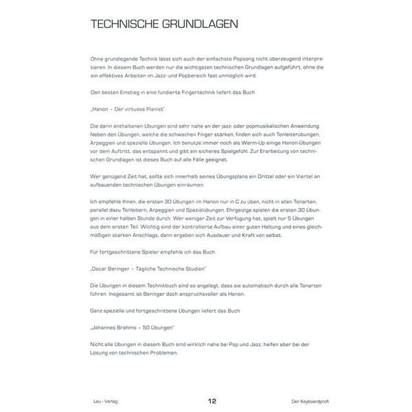 Leu Verlag Der Keyboard Profi