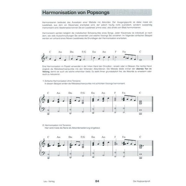 Leu Verlag Der Keyboard Profi