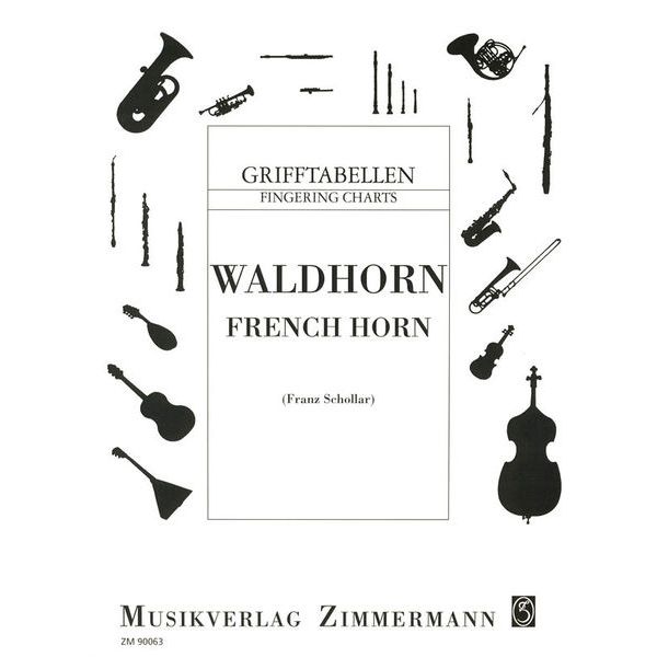 Zimmermann Verlag Grifftabelle Waldhorn