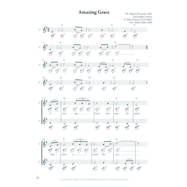 ocarinamusic Campfire Songs 12 Hole Ocarina