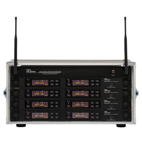 the t.bone free solo PT 660 MHz/8 CH Rack