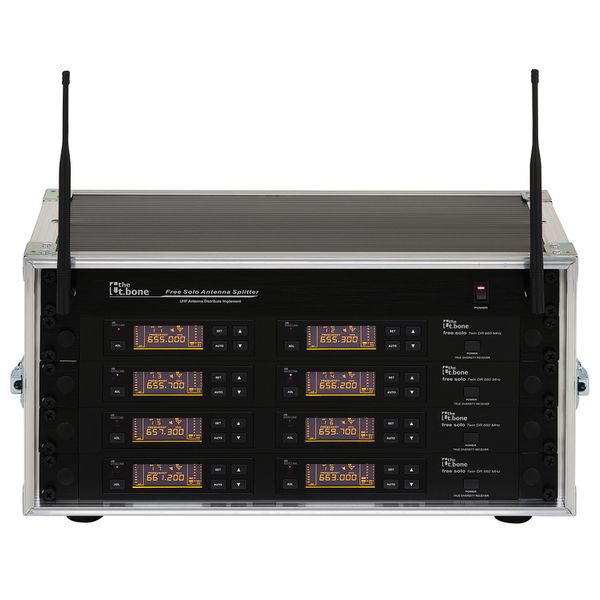 the t.bone free solo PT 660 MHz/8 CH Rack